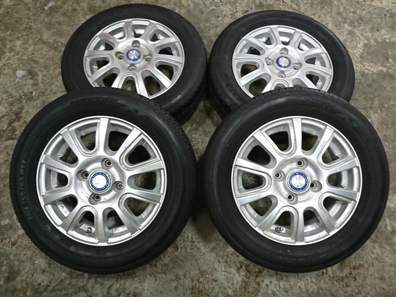Комплект шин BRIDGESTONE NEXTRY + диски weds JENEIGE