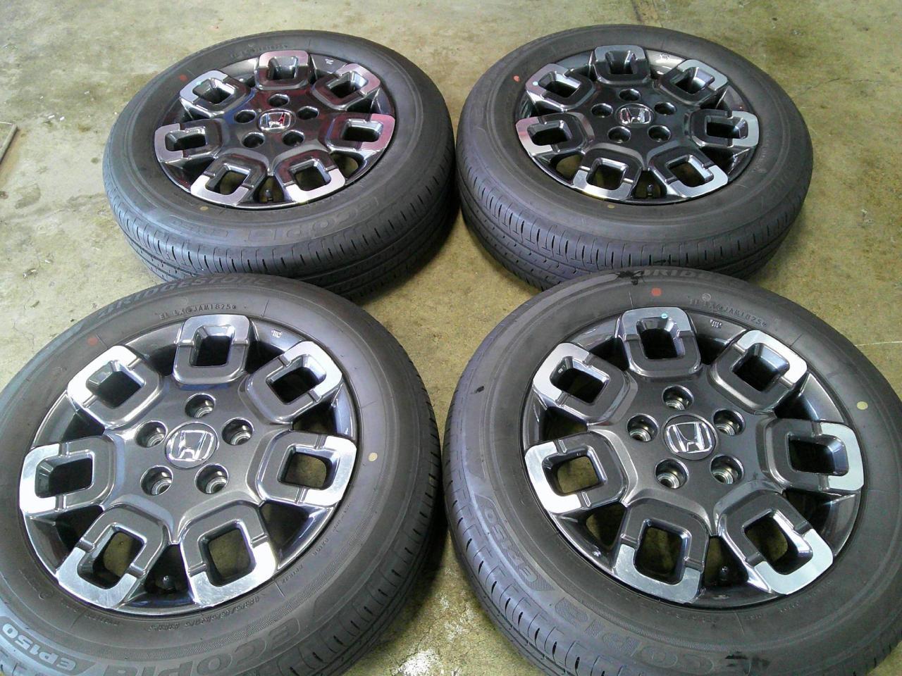 Комплект шин BRIDGESTONE ECOPIA EP150 + штатные диски Honda крестовой