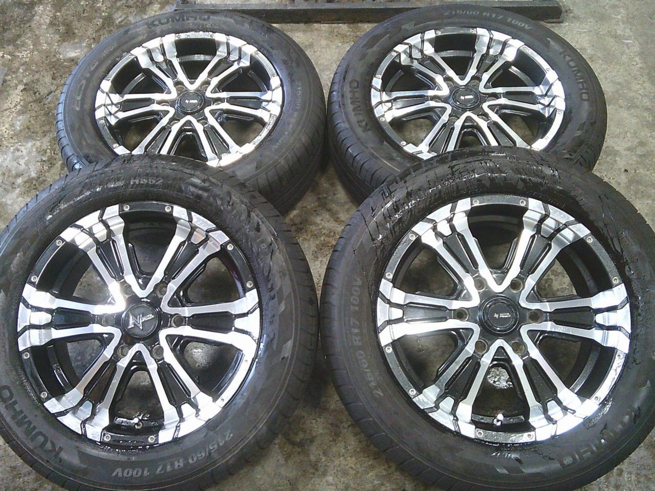 Комплект шин KUMHO ECSTA HS52 + диски MARUKA SERVICE NITRO POWER CROSS CLAW
