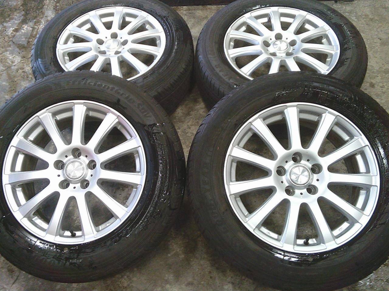 Комплект шин GOODYEAR EfficientGrip SUV HP01 + диски ABE SHOKAI LA STRADA TIRADO