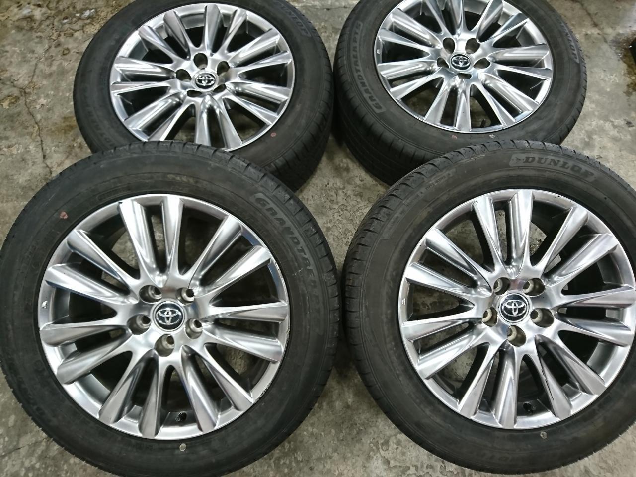 Комплект шин DUNLOP GRANDTREK T5 + штатные диски Toyota 60 серии Harrier