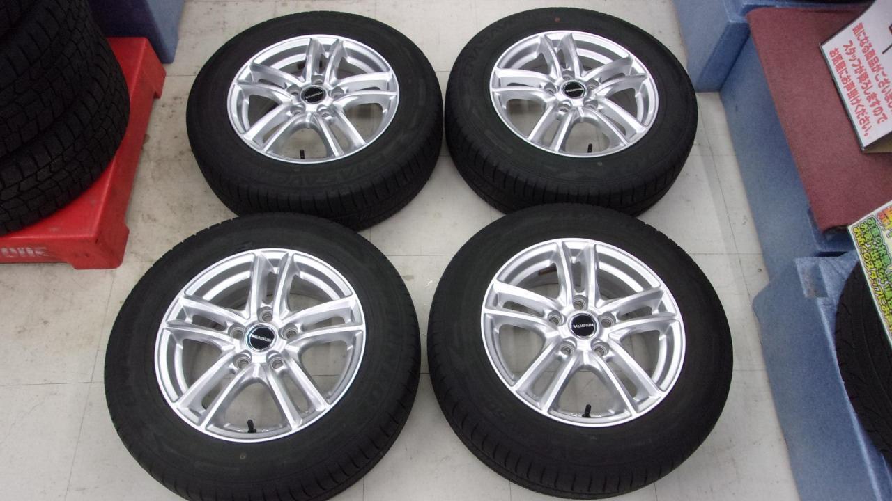 Комплект шин DUNLOP ENASAVE RV505 + диски BRIDGESTONE BALMINUM SR5