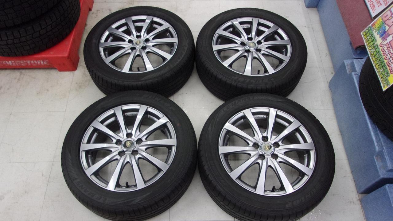 Комплект шин DUNLOP LEMANS Ⅴ + диски MARUKA SERVICE MANARAY SPORT EUROSPEED X10