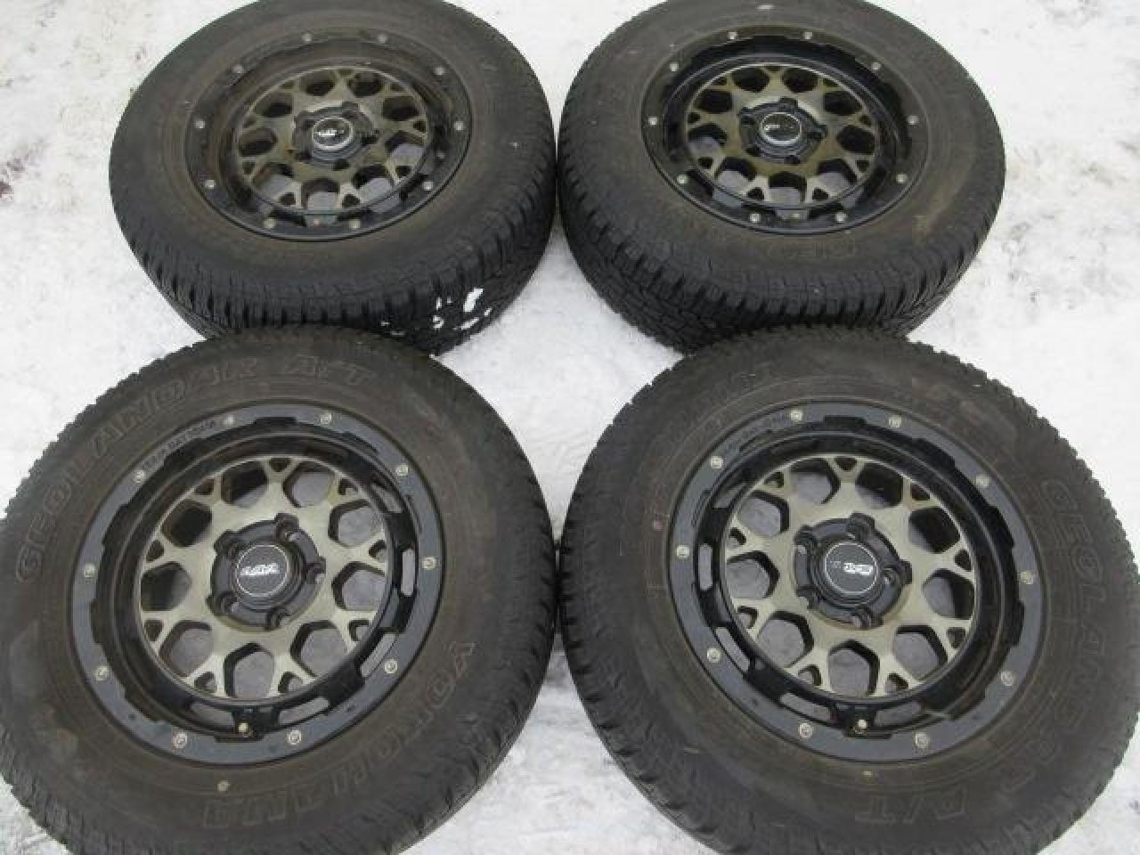 Комплект шин YOKOHAMA GEOLANDAR A/T G015 + диски RAYS DAYTONA M9