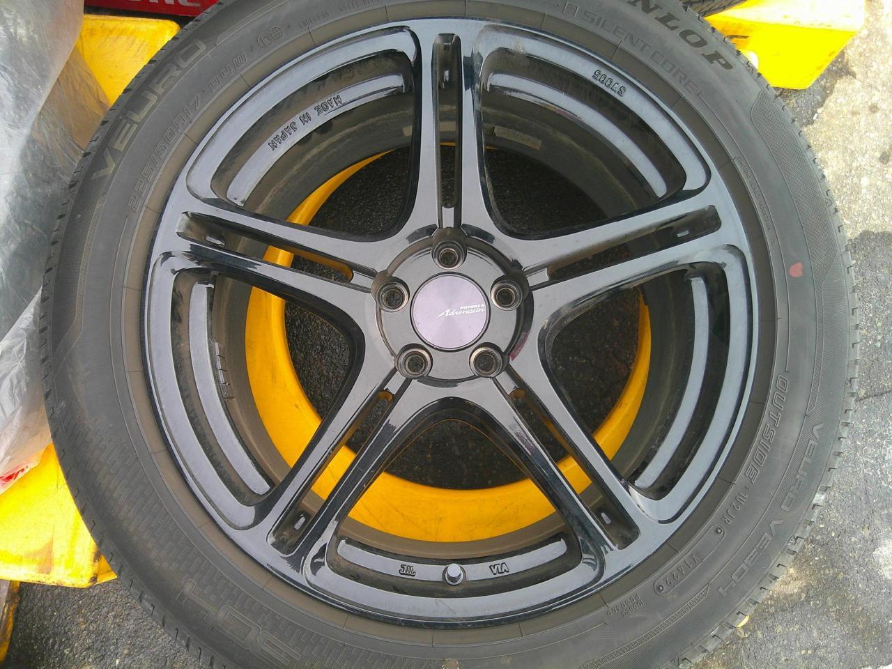 Комплект шин VEURO VE304 + диски BRIDGESTONE POTENZA Adrenalin SW005