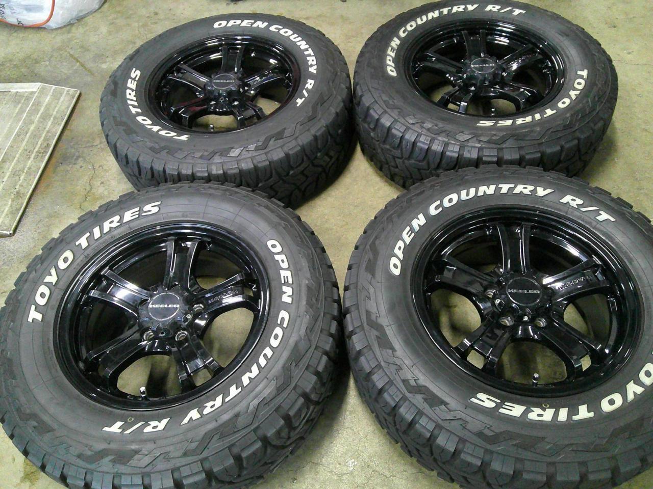 Комплект шин TOYO OPEN COUNTRY R/T + диски weds KEELER FORCE
