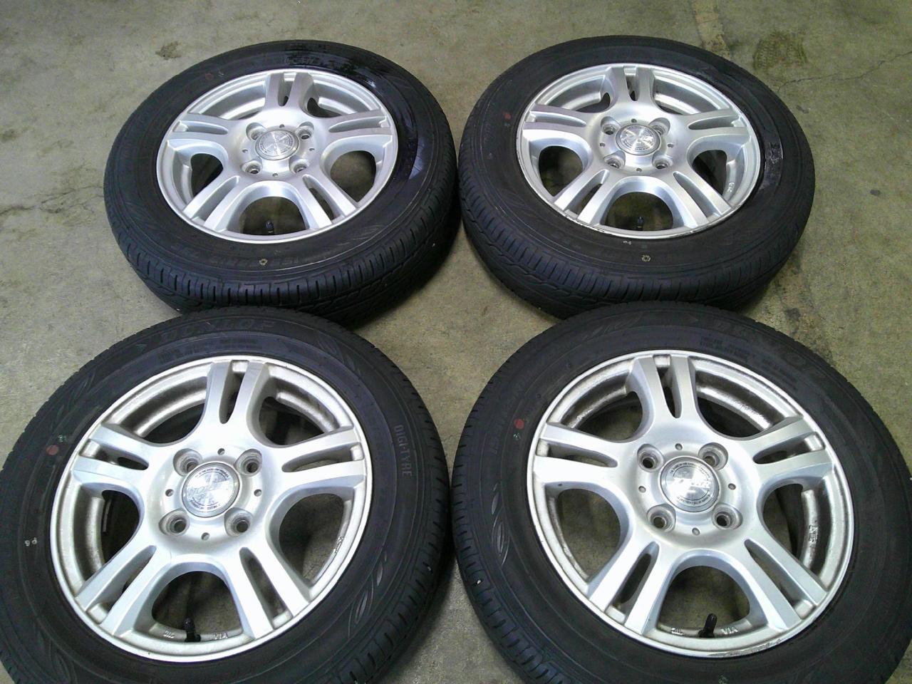 Комплект шин DUNLOP EC202 + диски weds JOKER MAXIM