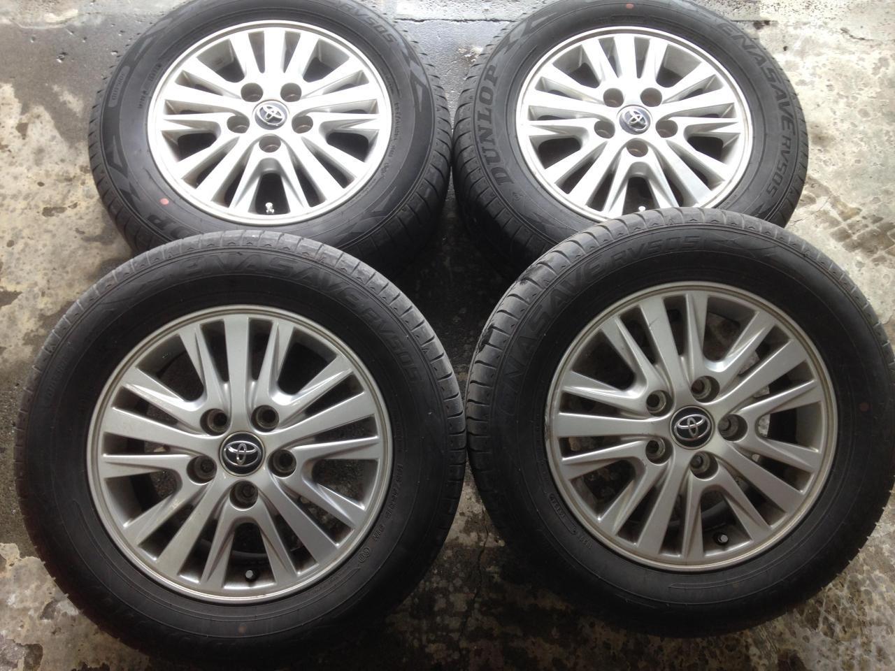Комплект шин DUNLOP ENASAVE RV505 + штатные диски Toyota ZRR80, ZRR85/ Noah