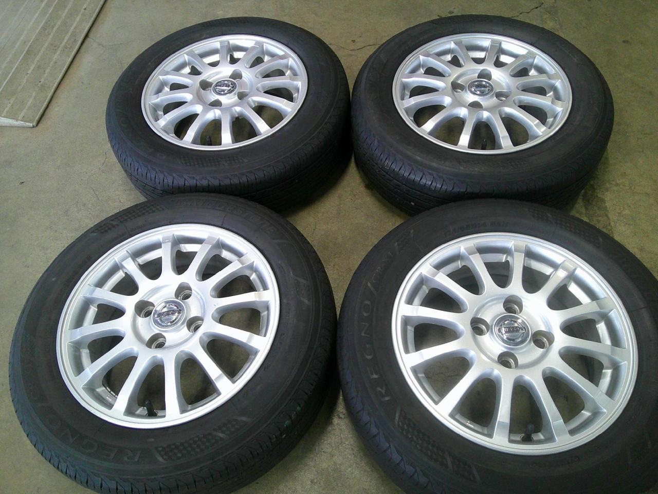Комплект шин BRIDGESTONE REGNO GR-XI + штатные диски Nissan штатный диски со спицами