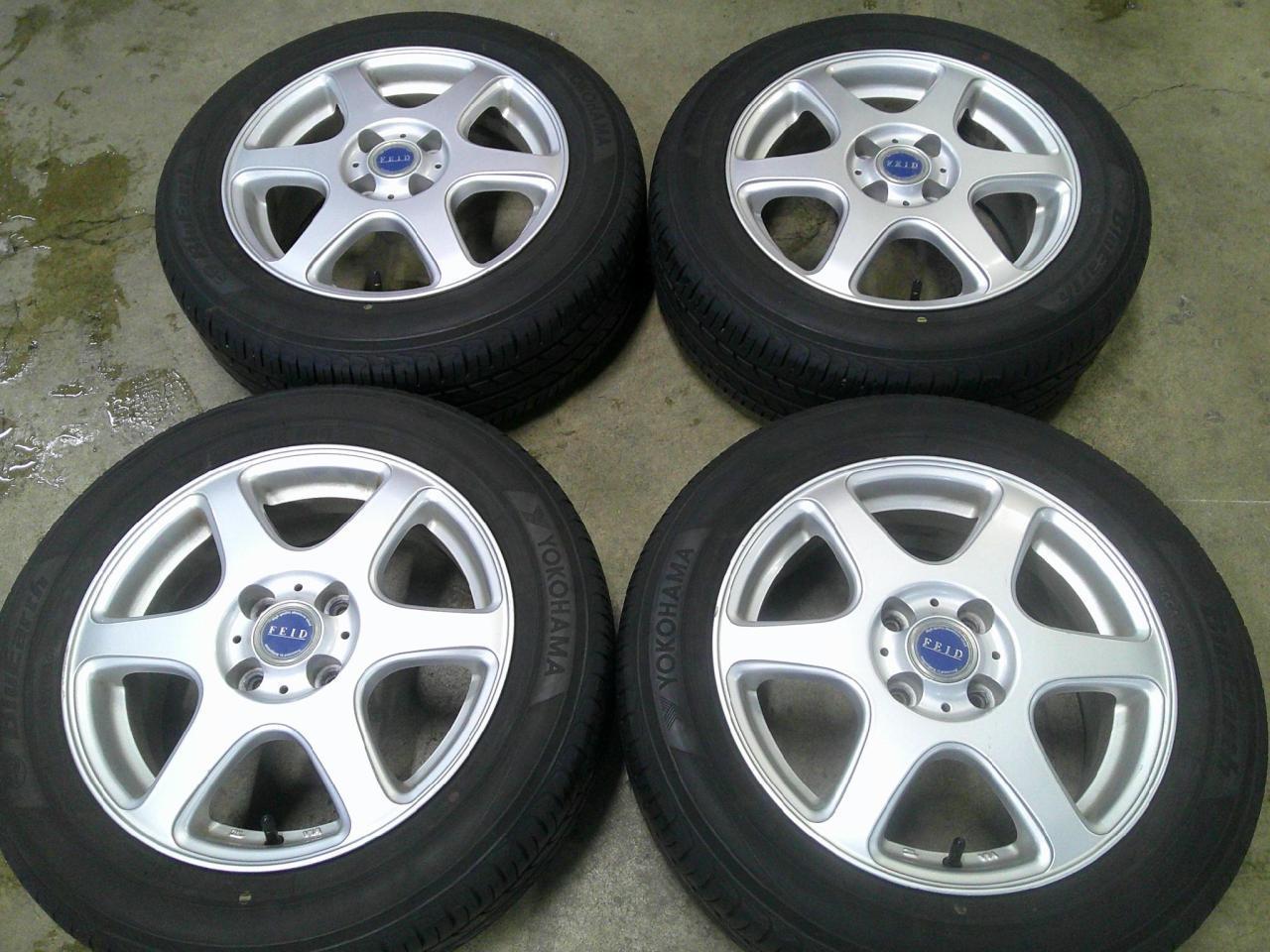 Комплект шин YOKOHAMA BluEarth AE01F + диски FEID KD6