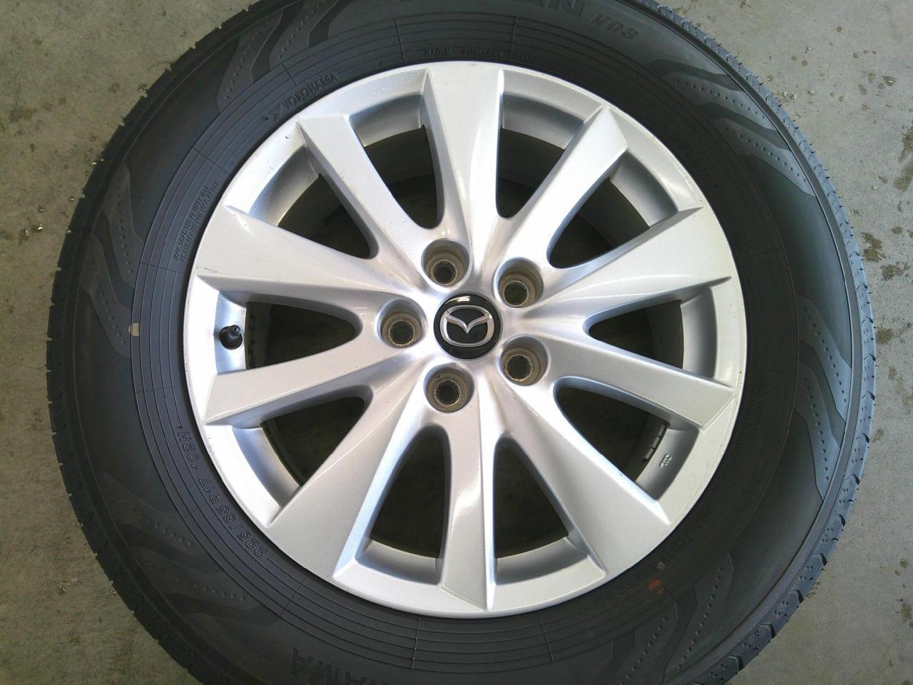 Комплект шин YOKOHAMA ADVAN V03 + штатные диски Mazda CX-5