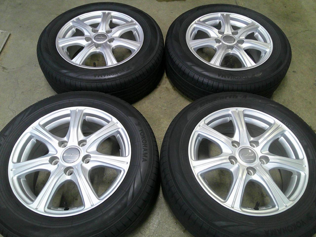 Комплект шин YOKOHAMA BluEarth-A + диски MARUKA SERVICE MANARAY SPORT EUROSPEED C’S