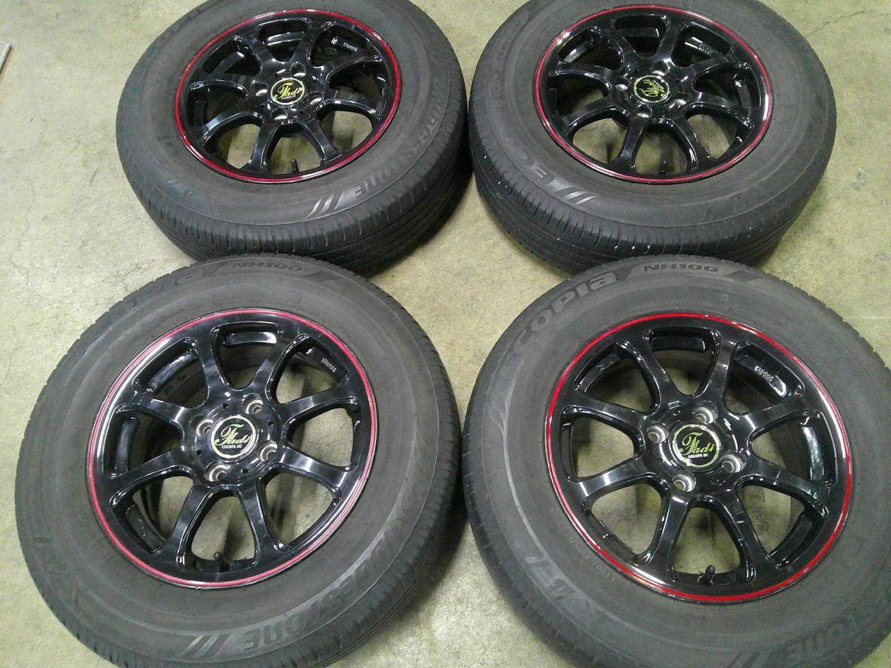 Комплект шин BRIDGESTONE ECOPIA NH100 + диски PADINAC JAPAN INC. FADI-S8