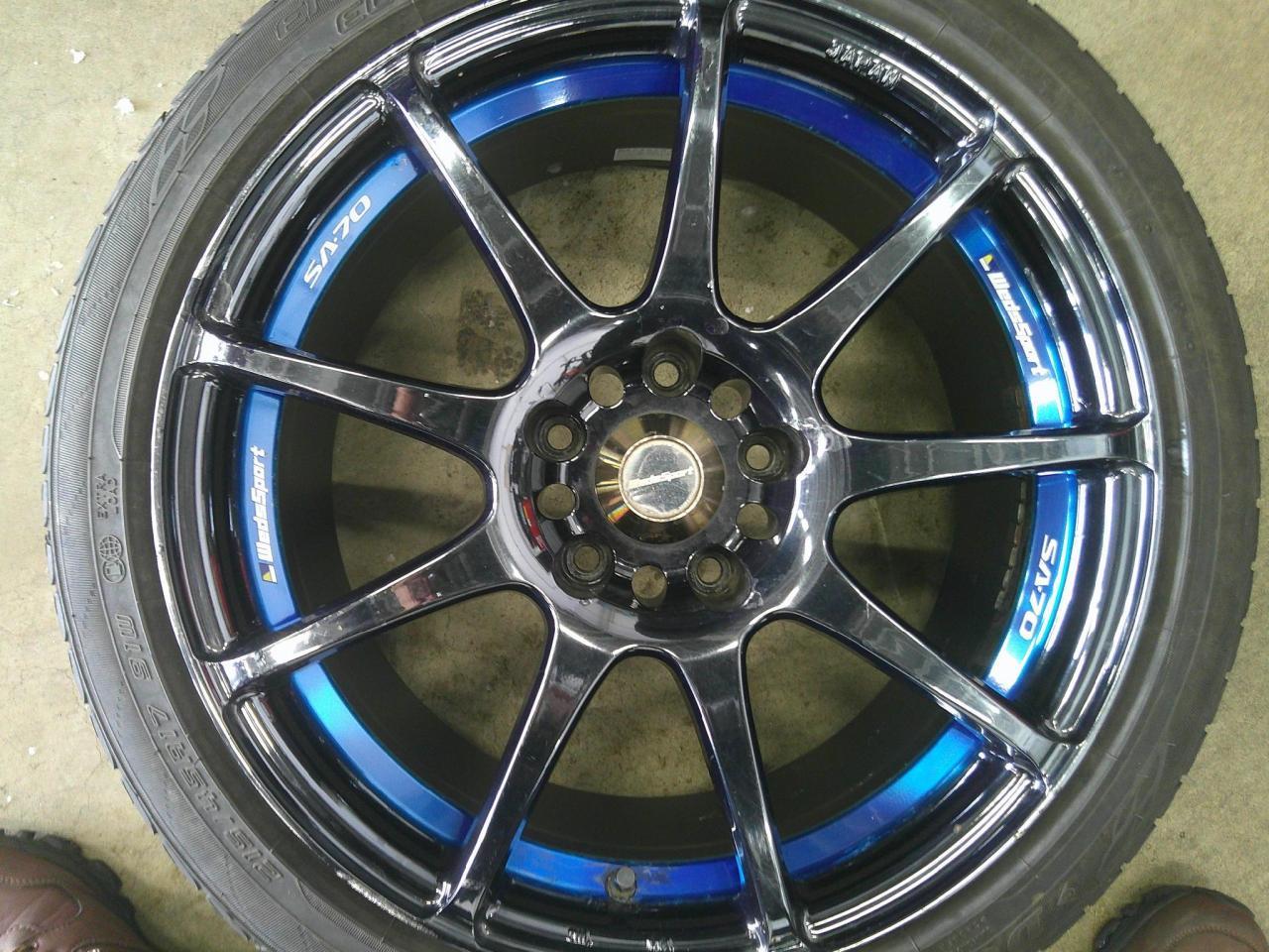 Комплект шин DUNLOP ENASAVE EC204 + диски weds WedsSport SPORT SA-70