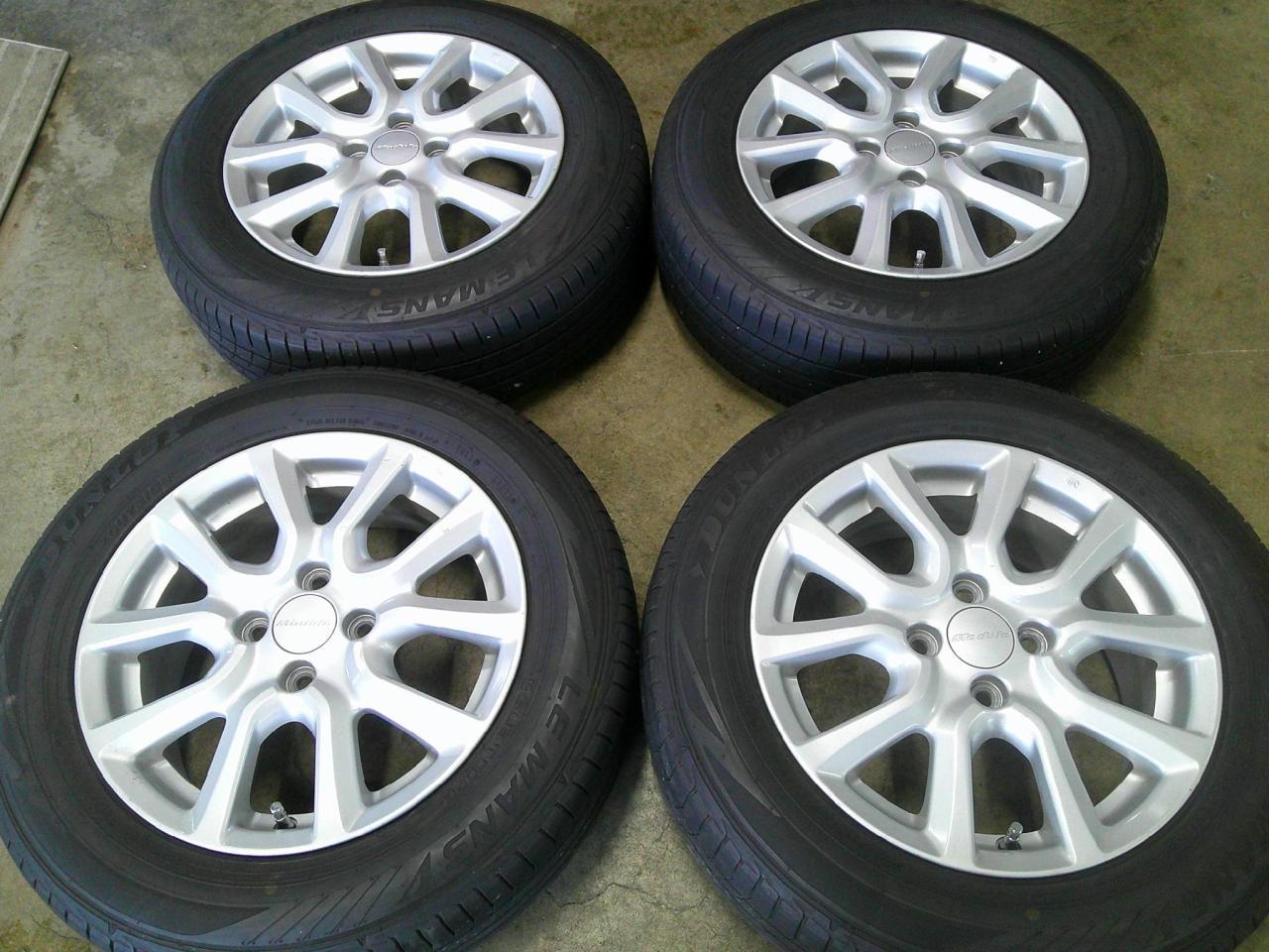 Комплект шин DUNLOP LEMANSⅤ + диски Modulo ME-011