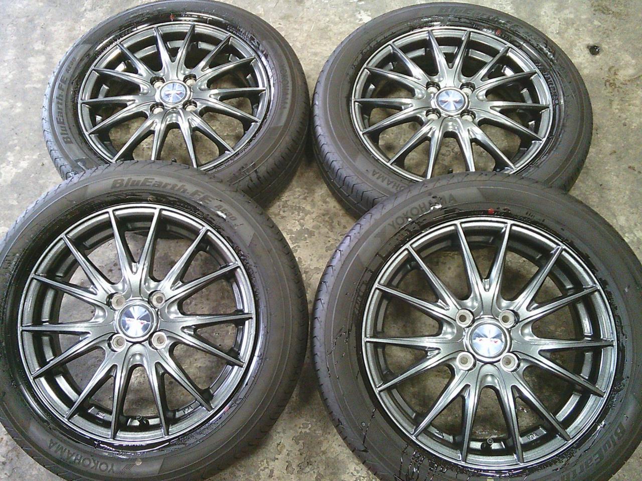 Комплект шин YOKOHAMA BluEarth-FE AE30 + диски weds VELVA SPORT