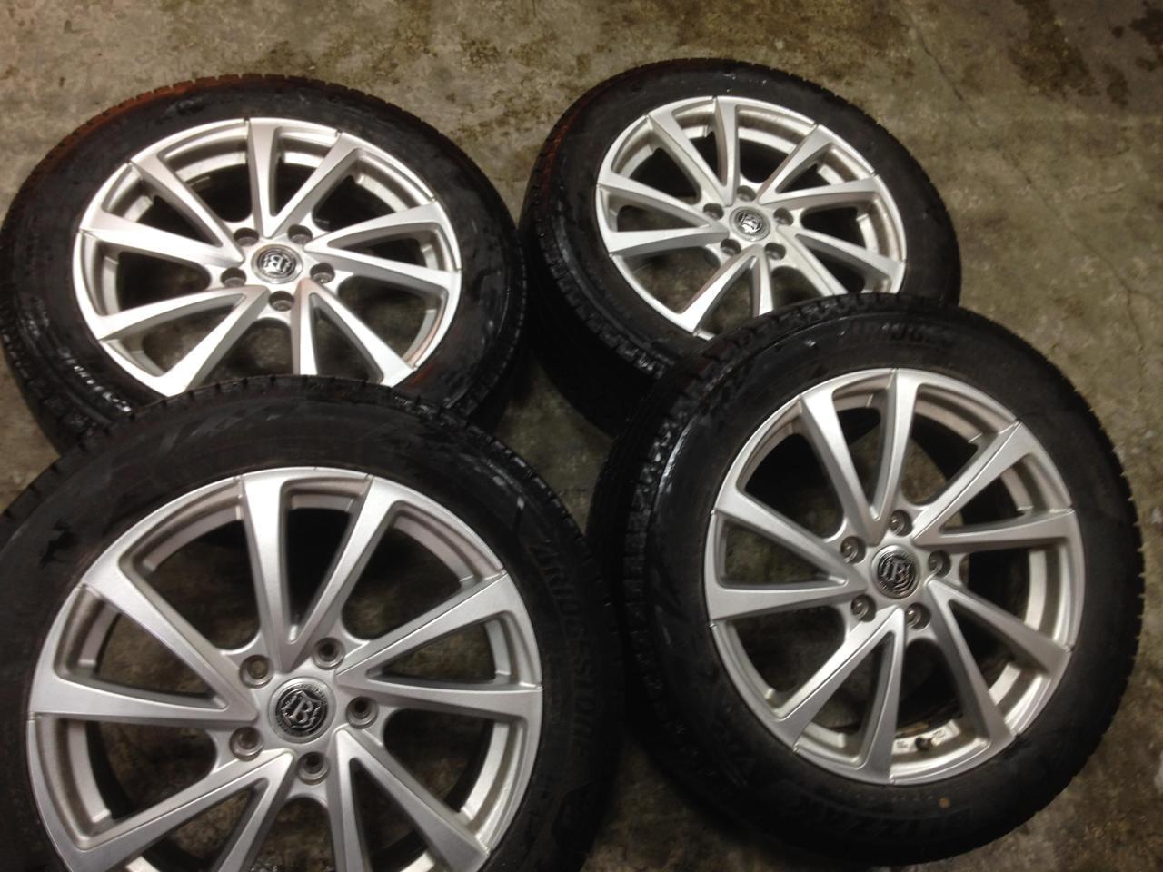 Комплект шин BRIDGESTONE BLIZZAK VRX3 + диски Lehrmeister BRANDLE-LINE BOREANO10
