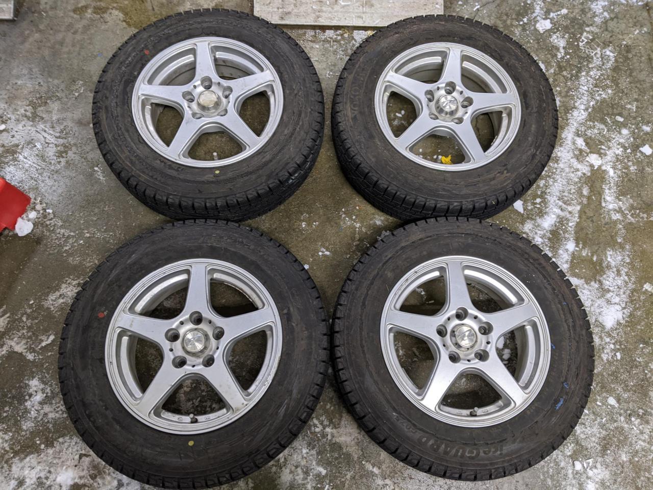 Комплект шин YOKOHAMAYOKOHAMA iceGUARD G075 + диски weds Treffer-VS