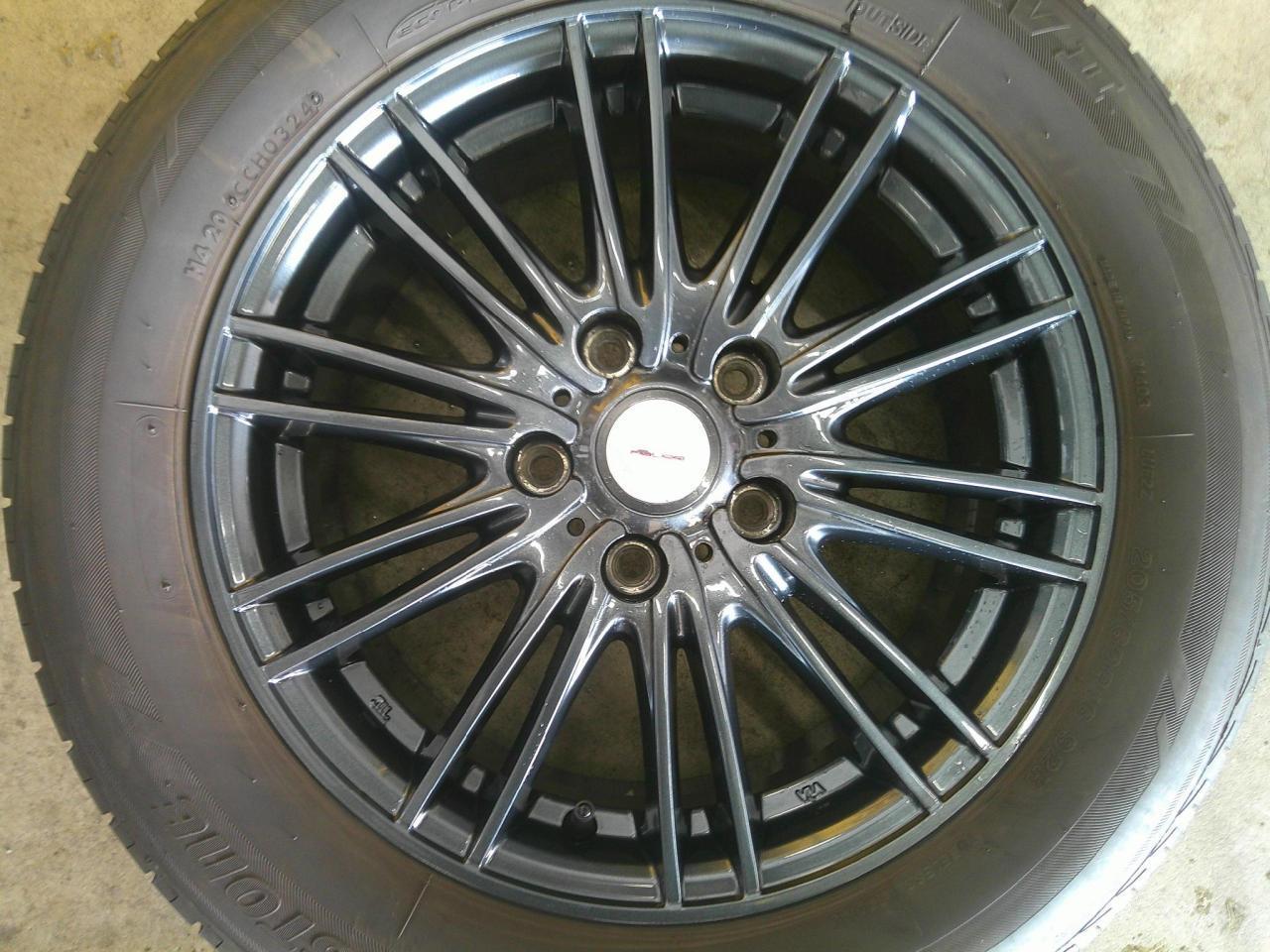 Комплект шин BRIDGESTONE LUFT RVⅡ + диски weds VELVA AGUDO