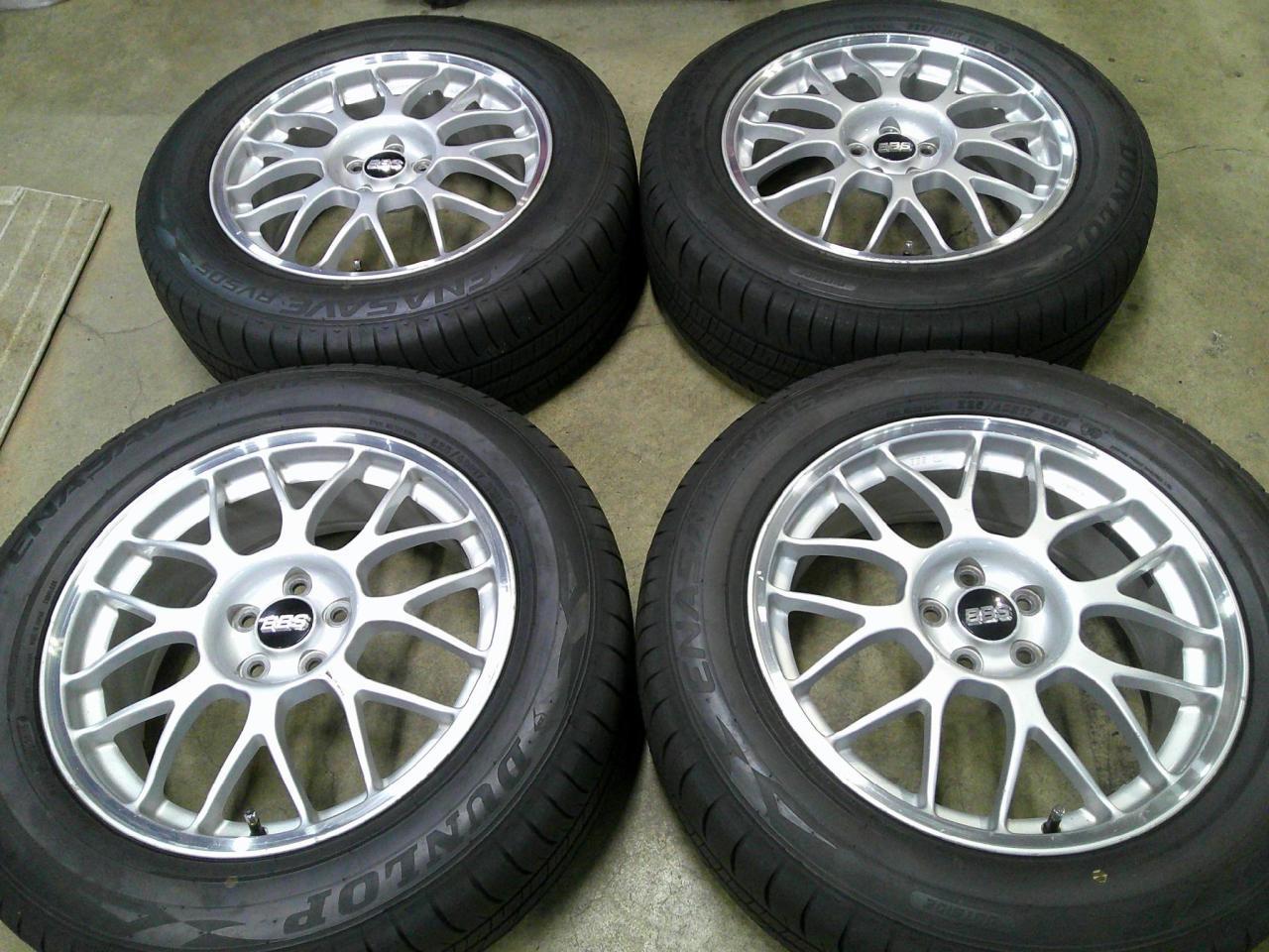 Комплект шин DUNLOP ENASAVE RV505 + штатные диски Subaru штатная опция BBS диски