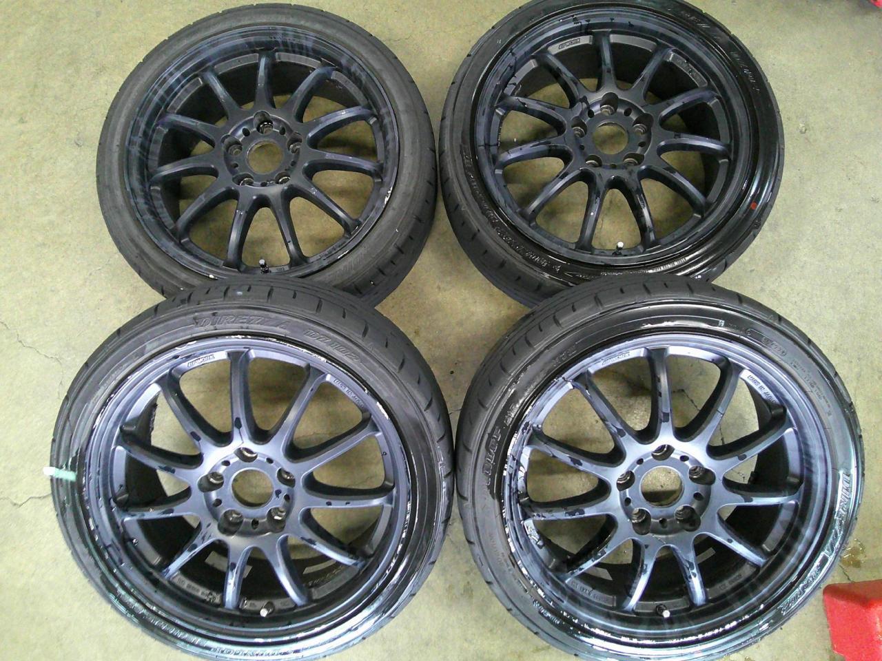 Комплект шин DUNLOP DIREZZA DZ102 + диски WORK EMOTION 11R