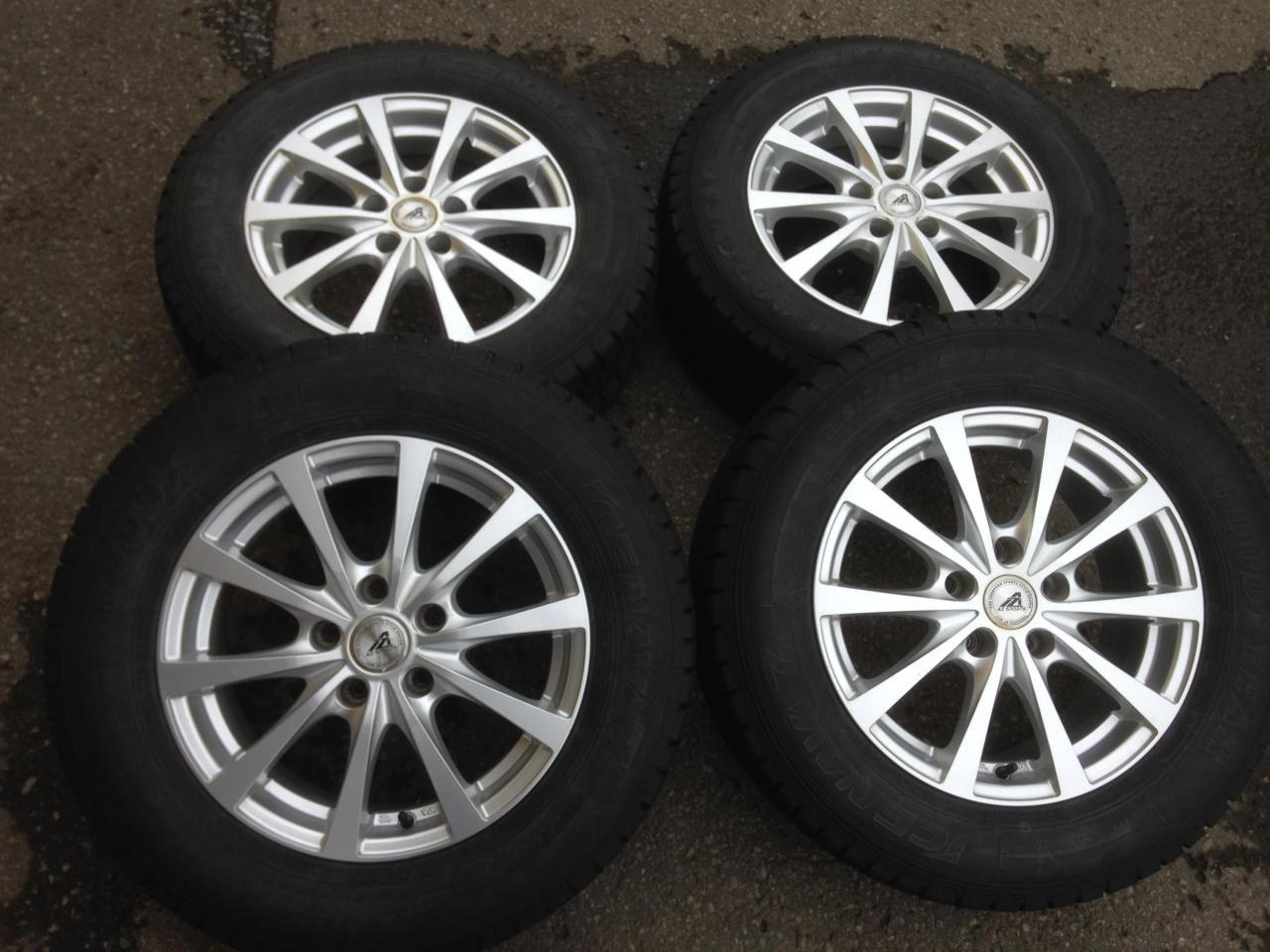 Комплект шин GOODYEAR ICENAVI7 + диски BEST AZ-SPORTS SY-10