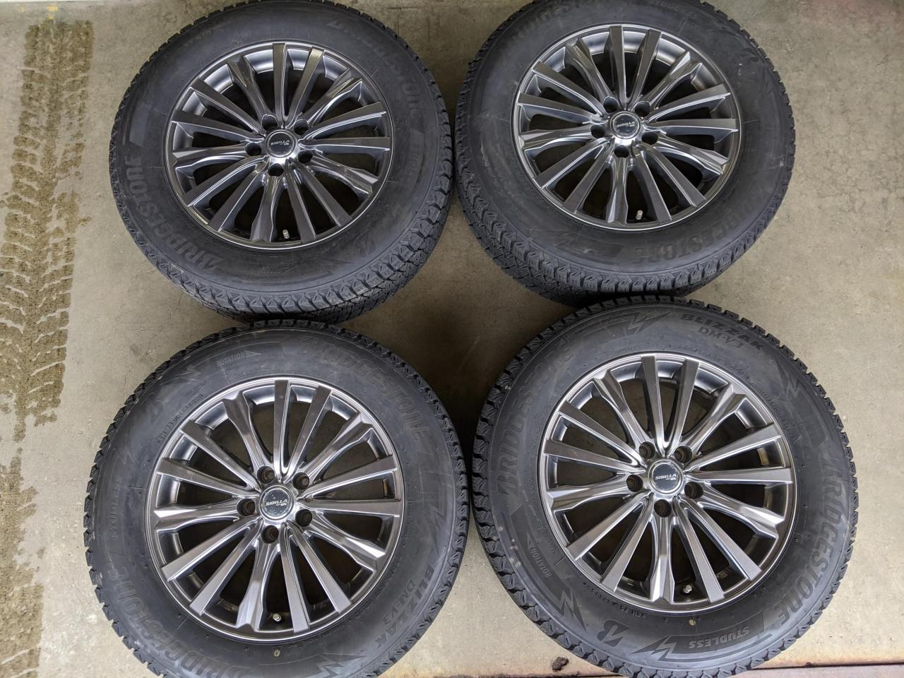 Комплект шин BRIDGESTONE BLIZZAK DM-V3 + диски TOPY SIBILLA NEXT WS