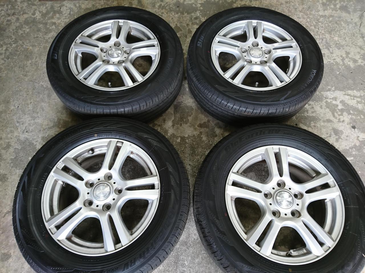 Комплект шин YOKOHAMA Blueath RV03 + диски weds JOKER MAXIM