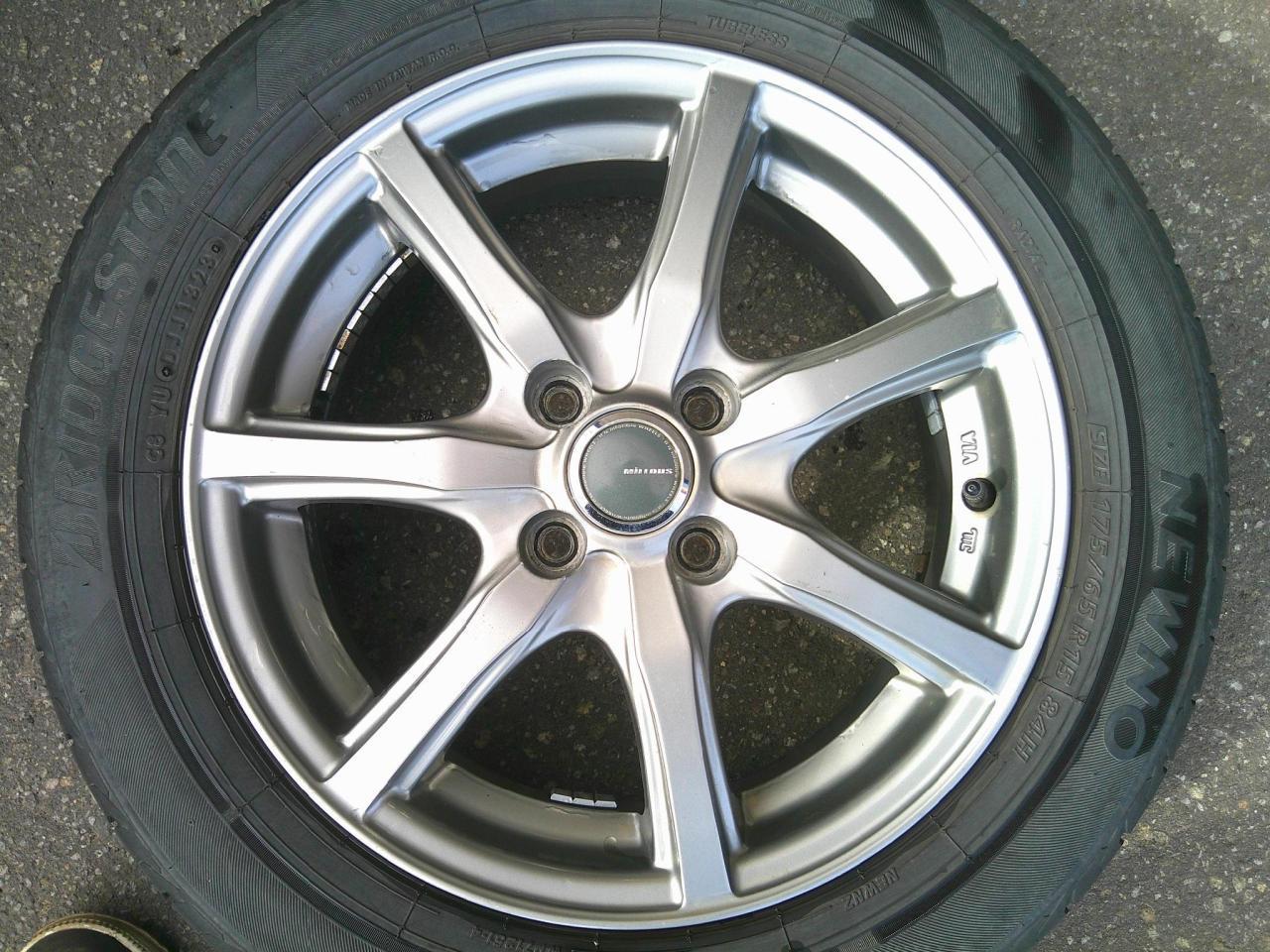 Комплект шин BRIDGESTONE NEWNO + диски MILLOUS диски со спицами