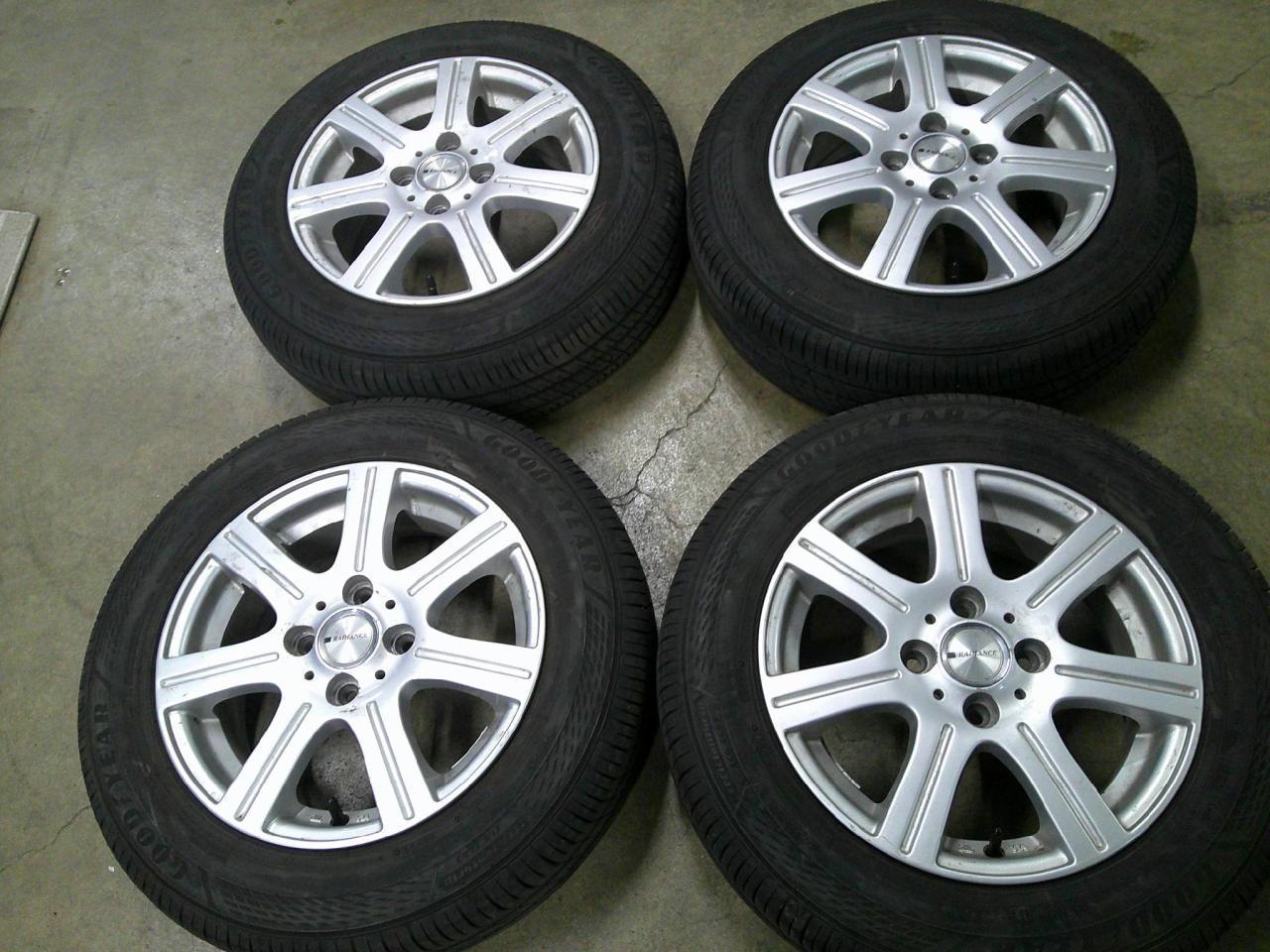 Комплект шин GOODYEAR EfficientGrip ECO EG02 + диски RADIANCE диски со спицами