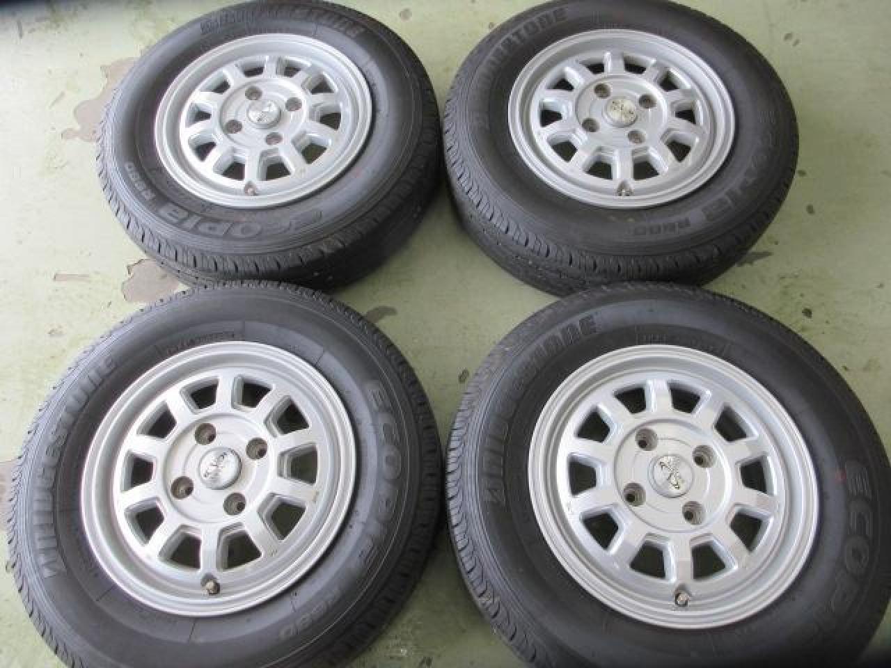 Комплект шин BRIDGESTONE ECOPIA R680 + диски weds VICENTE-06