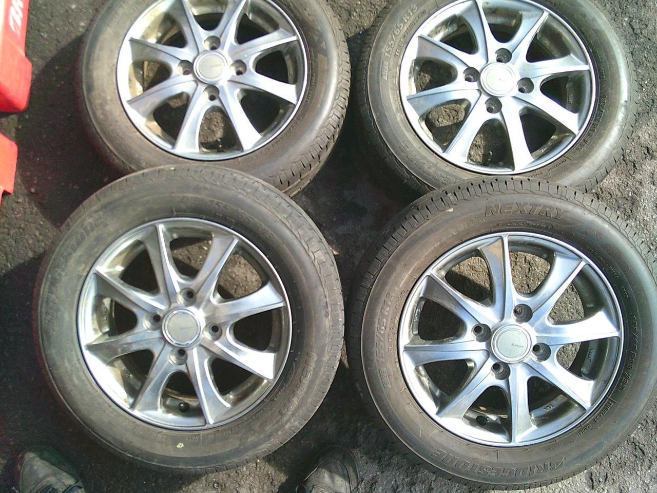Комплект шин BRIDGESTONE NEXTRY + диски AUTOBACS SEVEN LEBEN BX