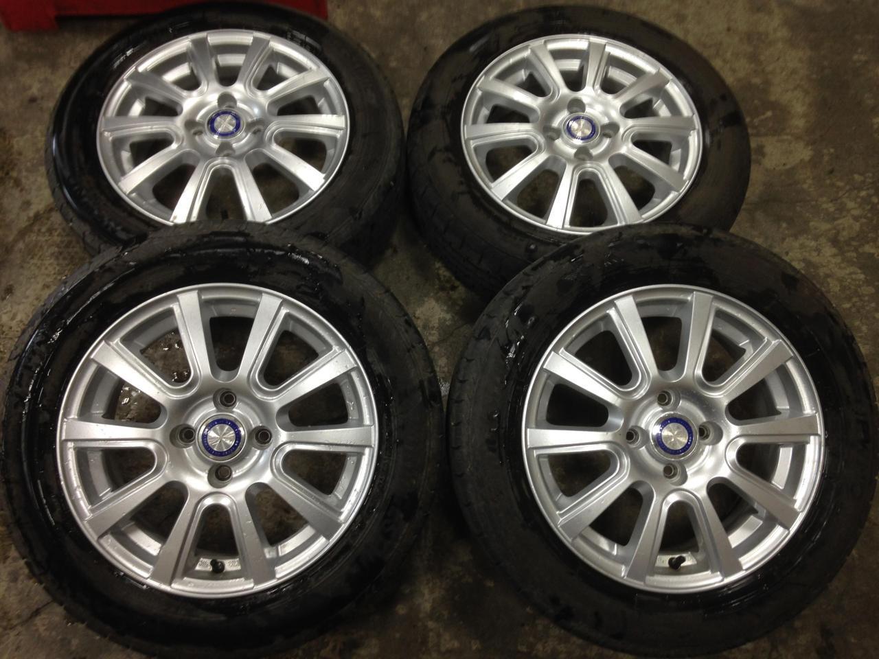 Комплект шин BRIDGESTONE NEWNO + диски weds JENEIGE