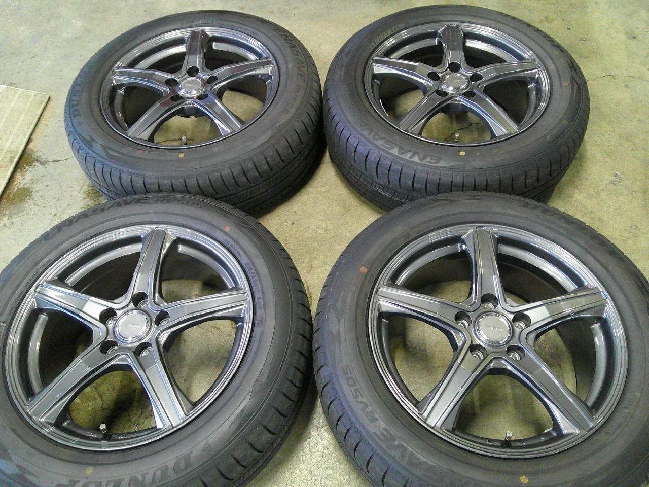 Комплект шин DUNLOP ENASAVE RV505 + диски BRIDGESTONE TOPRUN VR5