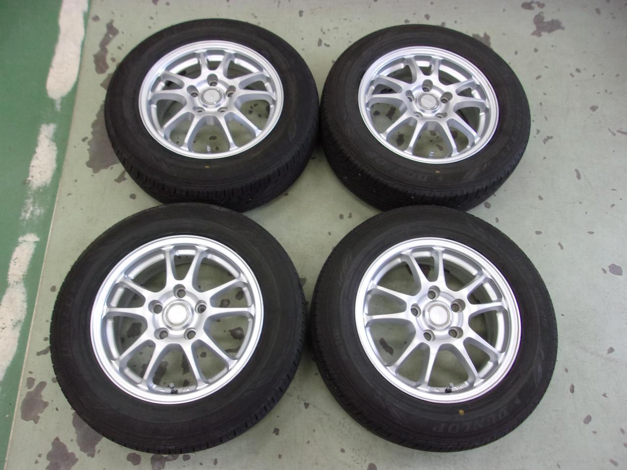 Комплект шин DUNLOP ENASAVE EC202 + диски BRIDGESTONE ECO FORME SE-10