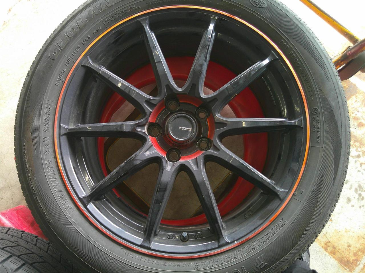 Комплект шин YOKOHAMA GEOLANDAR SUV G055 + диски HOT STUFF G.speed P-05R