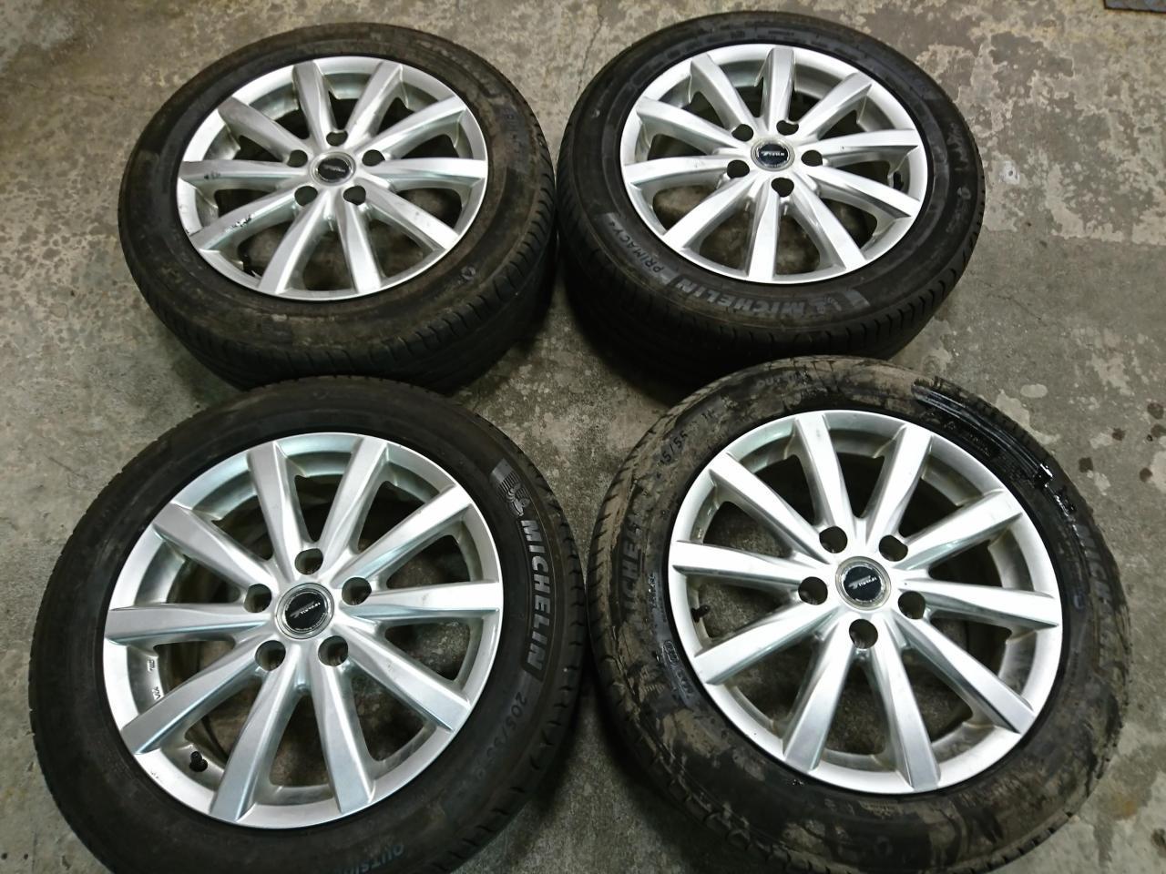 Комплект шин MICHELIN PRIMACY4 + диски BRIDGESTONE TOPRUN A18