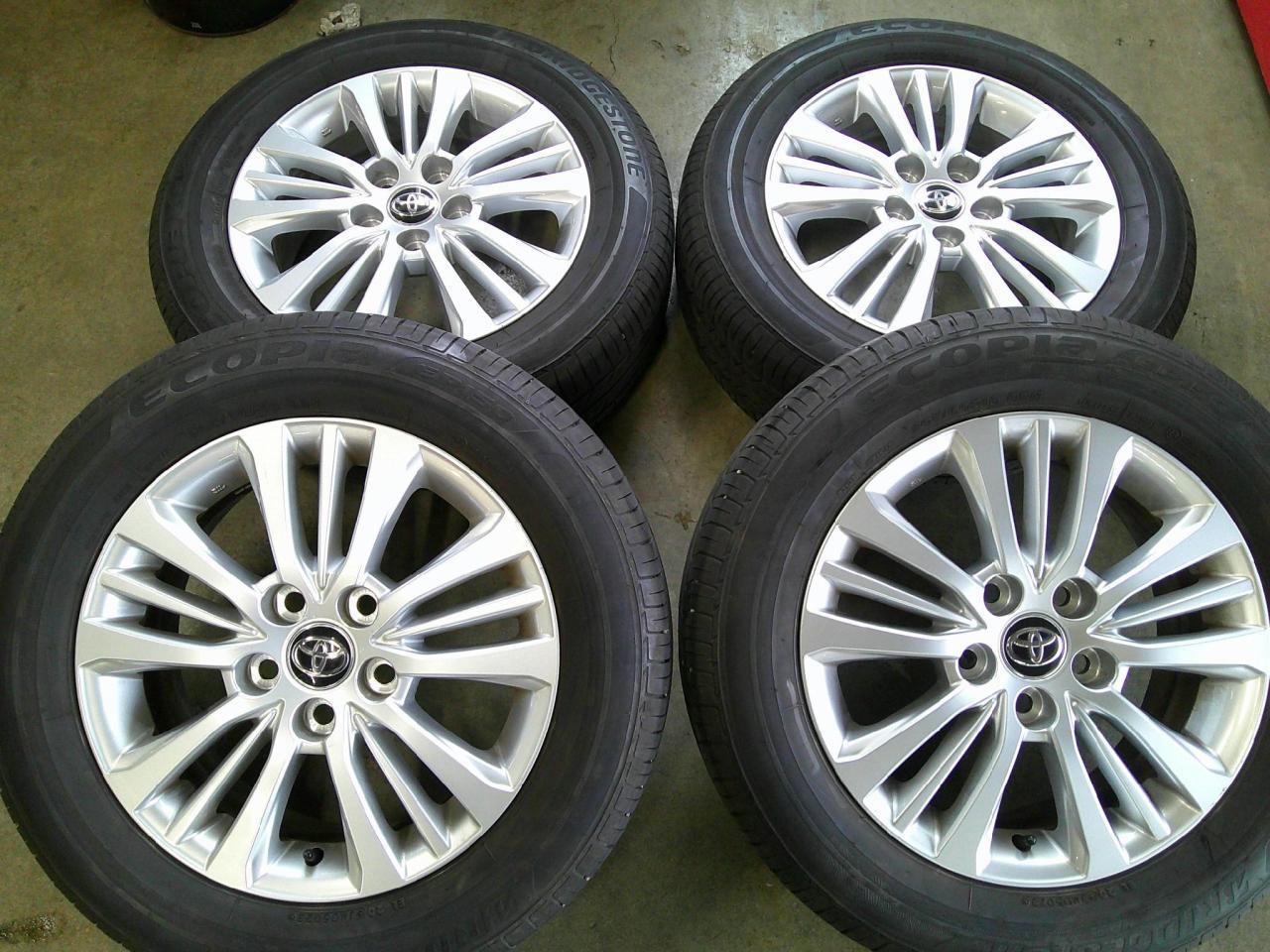Комплект шин BRIDGESTONE ECOPIA EP150 + штатные диски Toyota 90 серии Noah / Voxy