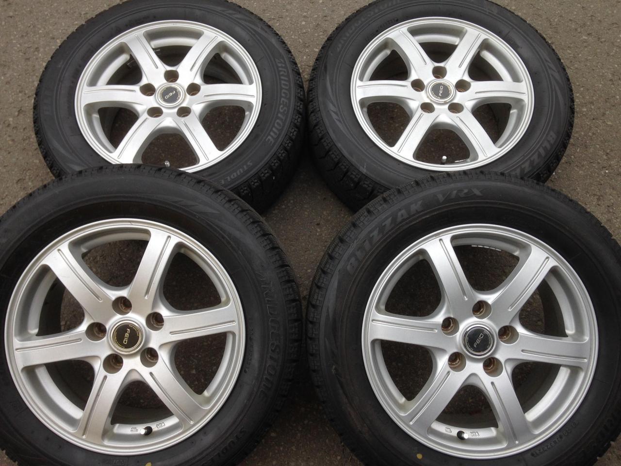 Комплект шин BRIDGESTONE BLIZZAK VRX + диски FEID G6