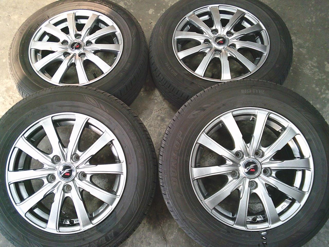 Комплект шин DUNLOP ENASAVE EC202 + диски weds Fang