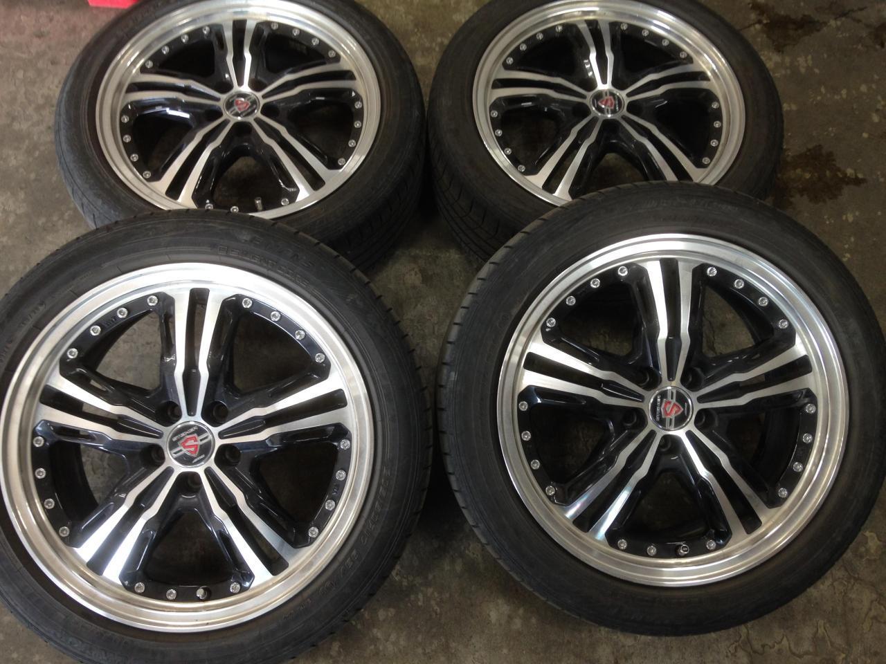 Комплект шин DUNLOP LEMANSⅤ + диски KYOHO STEINER LST