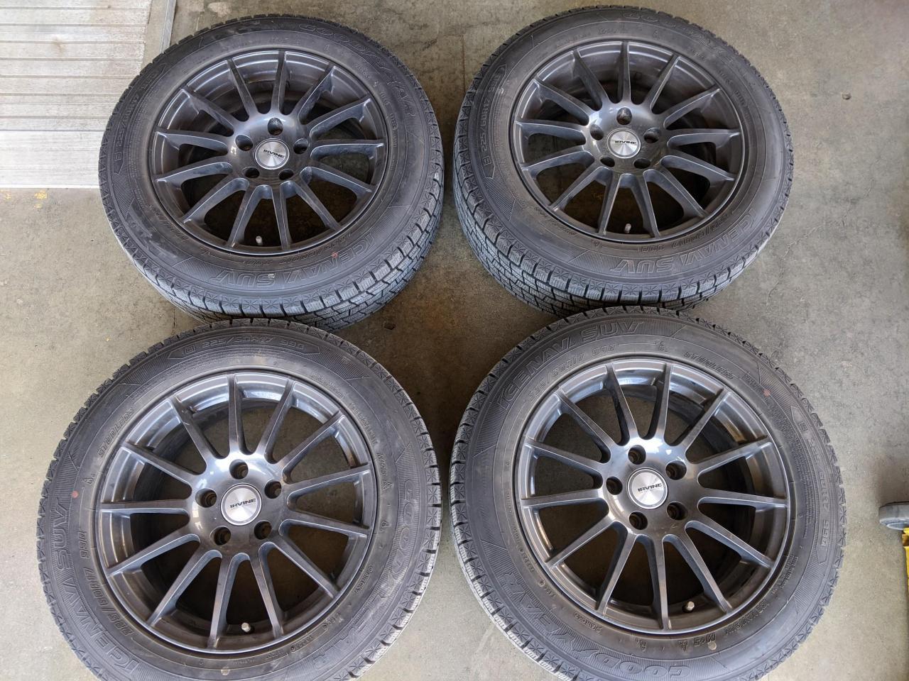 Комплект шин GOODYEAR ICENAVI SUV + диски weds IRVINE F01