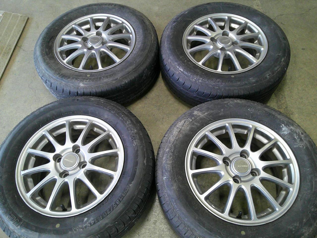 Комплект шин BRIDGESTONE ECO FORME SE-12 + диски BRIDGESTONE NEXTRY