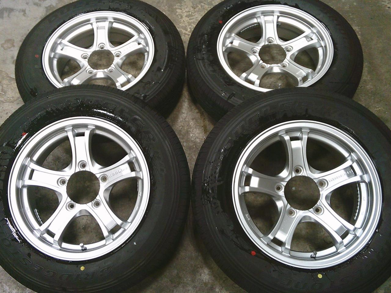Комплект шин BRIDGESTONE DUELER H/L + диски weds KEELER FORCE
