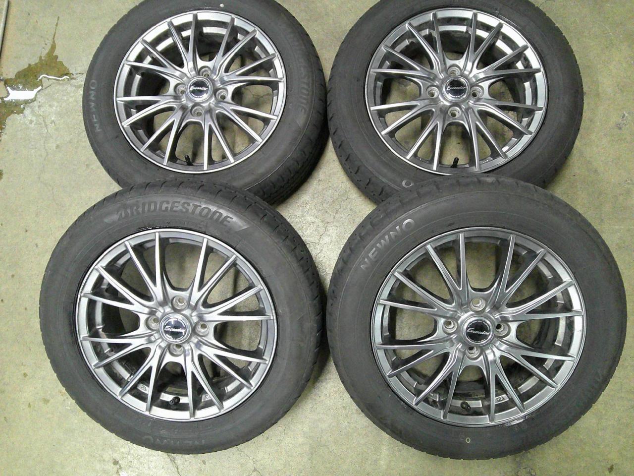 Комплект шин BRIDGESTONE NEWNO + диски HOT STUFF Exceeder E05