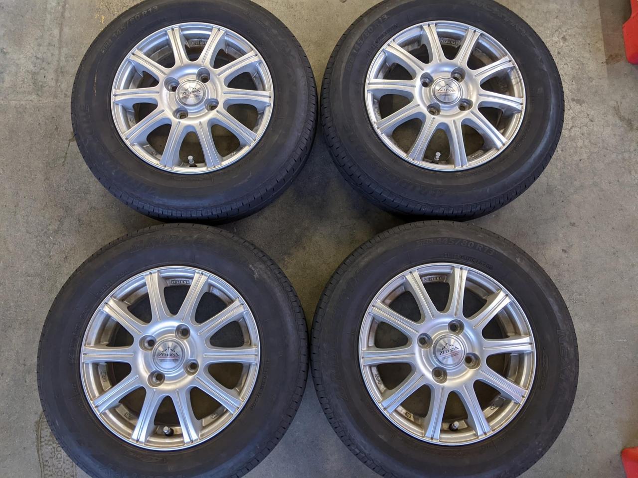 Комплект шин BRIDGESTONE NEXTRY + диски ZELERNA диски со спицами