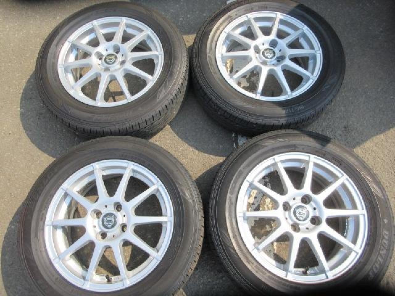 Комплект шин DUNLOP ENASAVE EC202 + диски weds STRANGER 10 шт спицы