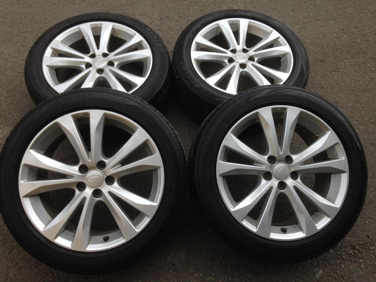 Комплект шин DUNLOP LEMANSⅤ + штатные диски Subaru Legacy