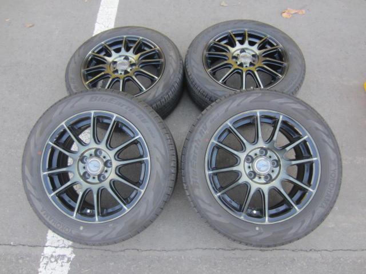 Комплект шин YOKOHAMA BluEarth RV-03 + диски YFC GAB Version TR