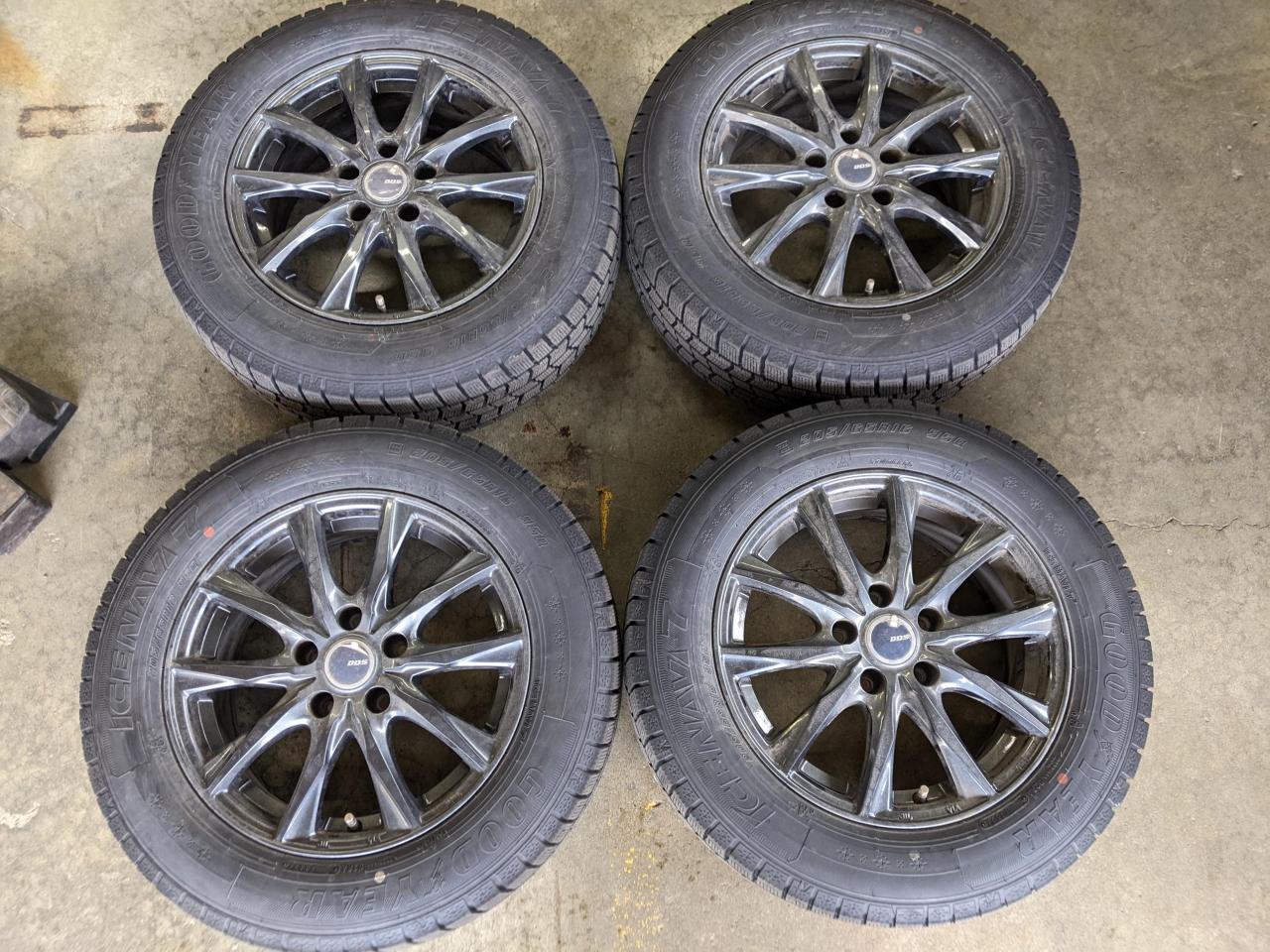 Комплект шин GOODYEAR ICENAVI 7 + диски BADX D.O.S. GAVIALⅢ